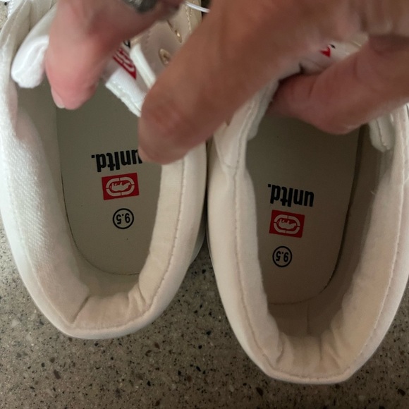 Echo Unltd Men’s Quilted High Top White Sneaker Size 9.5 - Picture 7 of 8